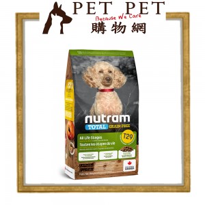 Nutram 無薯無穀物-羊肉及豆莢小型犬配方(T29) 2kg